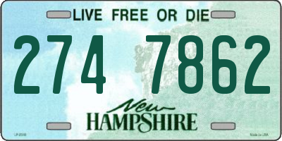NH license plate 2747862