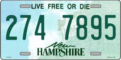 NH license plate 2747895