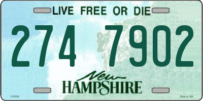 NH license plate 2747902