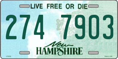 NH license plate 2747903