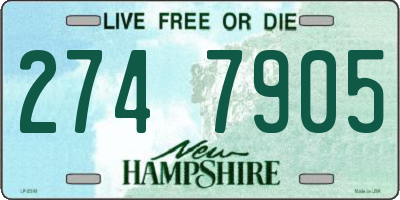 NH license plate 2747905