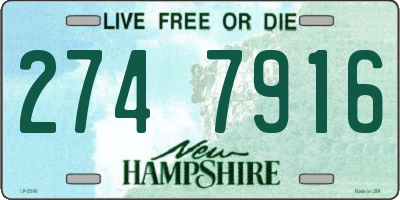 NH license plate 2747916