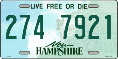 NH license plate 2747921