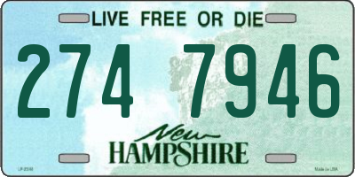 NH license plate 2747946