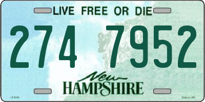NH license plate 2747952