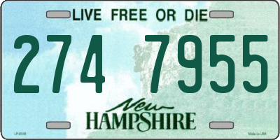 NH license plate 2747955