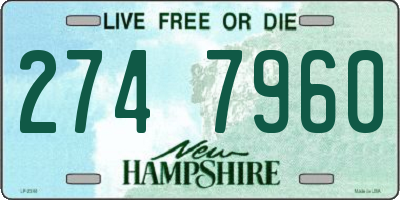 NH license plate 2747960