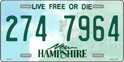 NH license plate 2747964