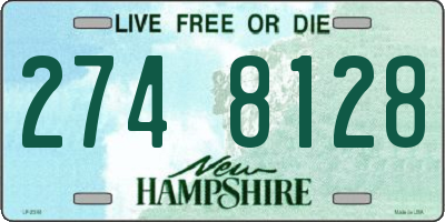 NH license plate 2748128