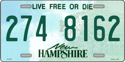 NH license plate 2748162