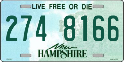 NH license plate 2748166
