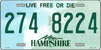 NH license plate 2748224