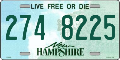 NH license plate 2748225