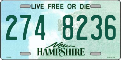 NH license plate 2748236