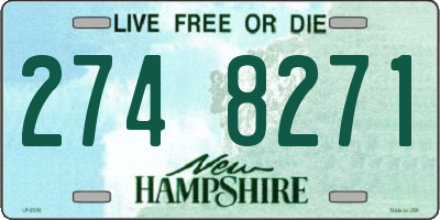 NH license plate 2748271