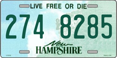 NH license plate 2748285