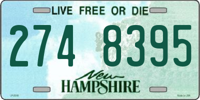 NH license plate 2748395