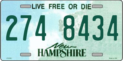 NH license plate 2748434