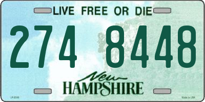 NH license plate 2748448