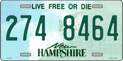 NH license plate 2748464