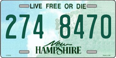 NH license plate 2748470