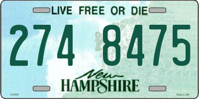 NH license plate 2748475