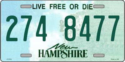 NH license plate 2748477