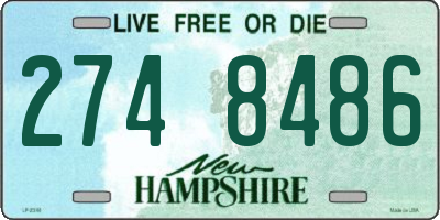 NH license plate 2748486