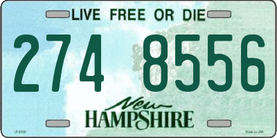 NH license plate 2748556
