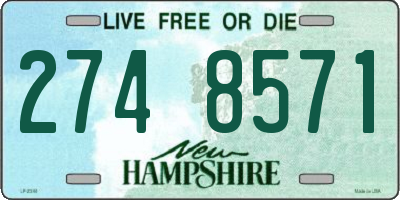 NH license plate 2748571
