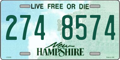 NH license plate 2748574