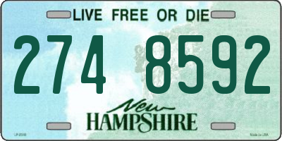 NH license plate 2748592