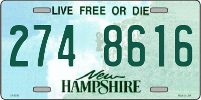 NH license plate 2748616