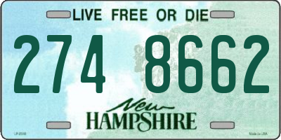 NH license plate 2748662