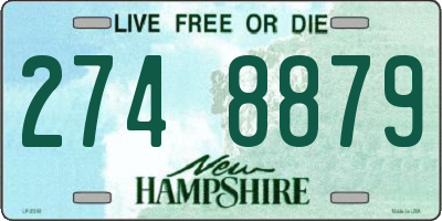 NH license plate 2748879