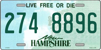NH license plate 2748896
