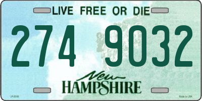 NH license plate 2749032