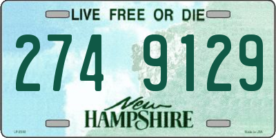 NH license plate 2749129