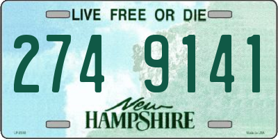NH license plate 2749141