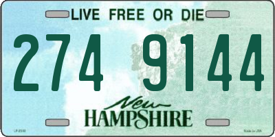 NH license plate 2749144