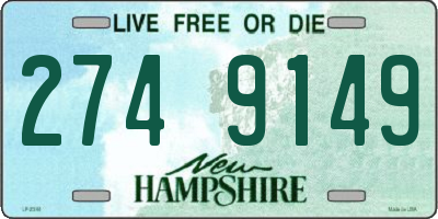 NH license plate 2749149