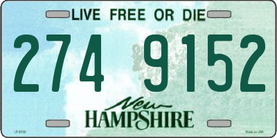 NH license plate 2749152