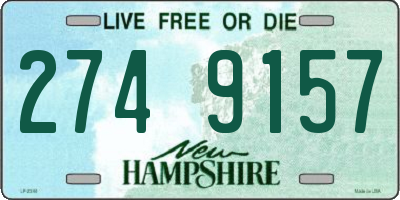 NH license plate 2749157