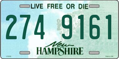 NH license plate 2749161