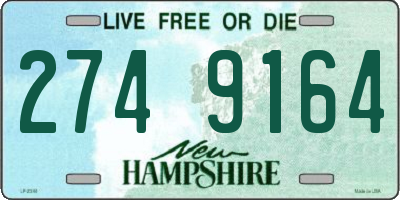NH license plate 2749164