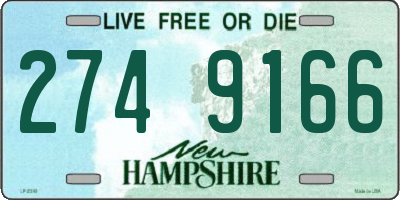 NH license plate 2749166