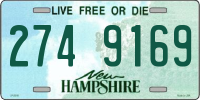 NH license plate 2749169