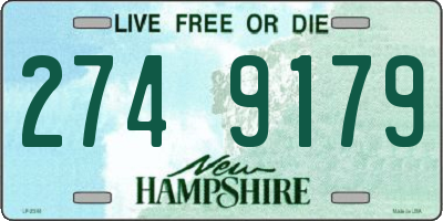 NH license plate 2749179