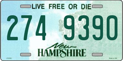 NH license plate 2749390