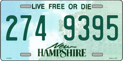 NH license plate 2749395